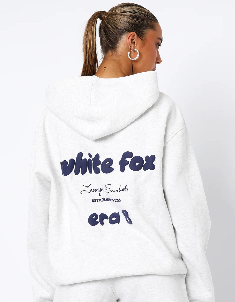 Women print long sleeve Hoodies and Pant Two Piece Set 5