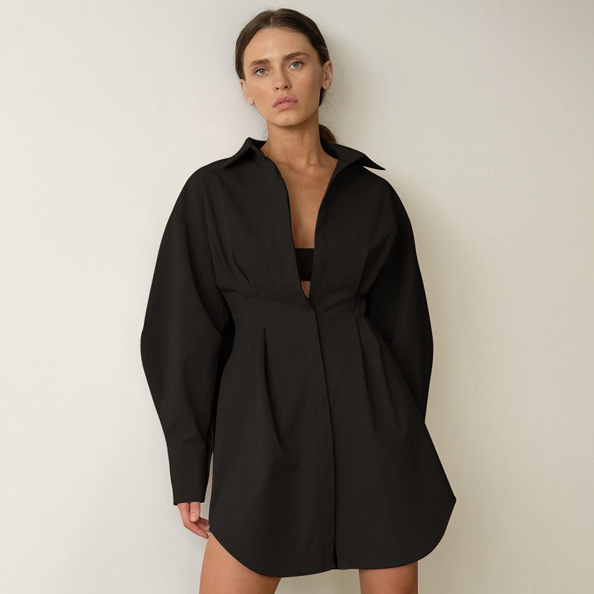 Women French Long Sleeve Vintage Dress 6