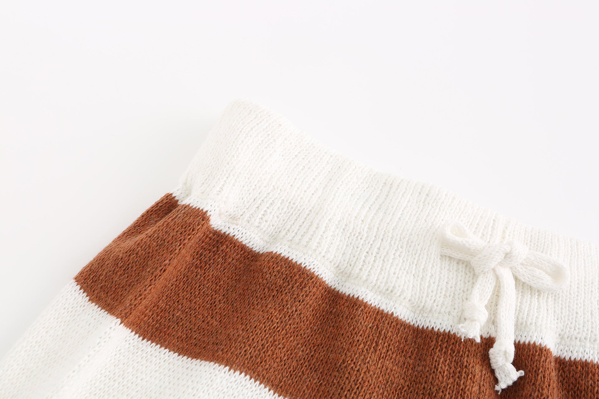 Summer fashion casual deep V-neck knitting vest and shorts two-piece set 41