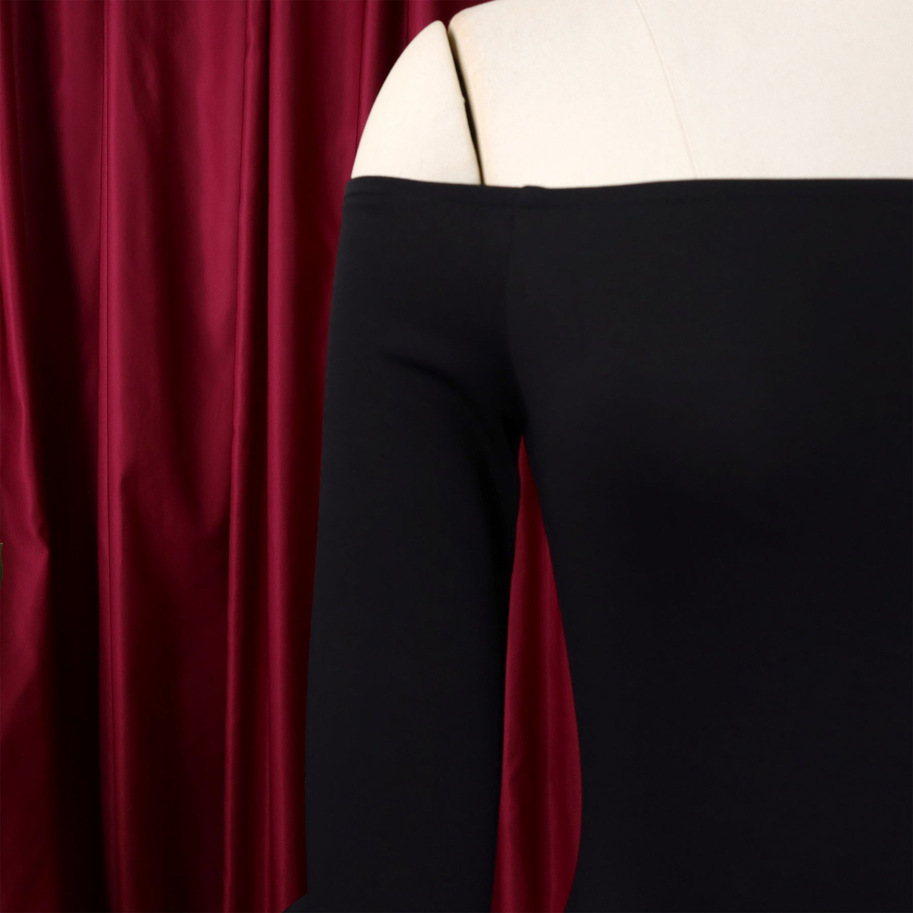 Fashionable And Elegant Off Shoulder Ruffle Sleeves Slit Formal Party Long Dress 38