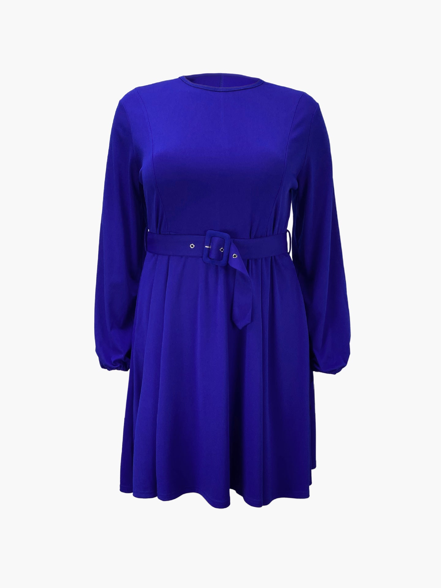 Women plus size elegant career dress 4