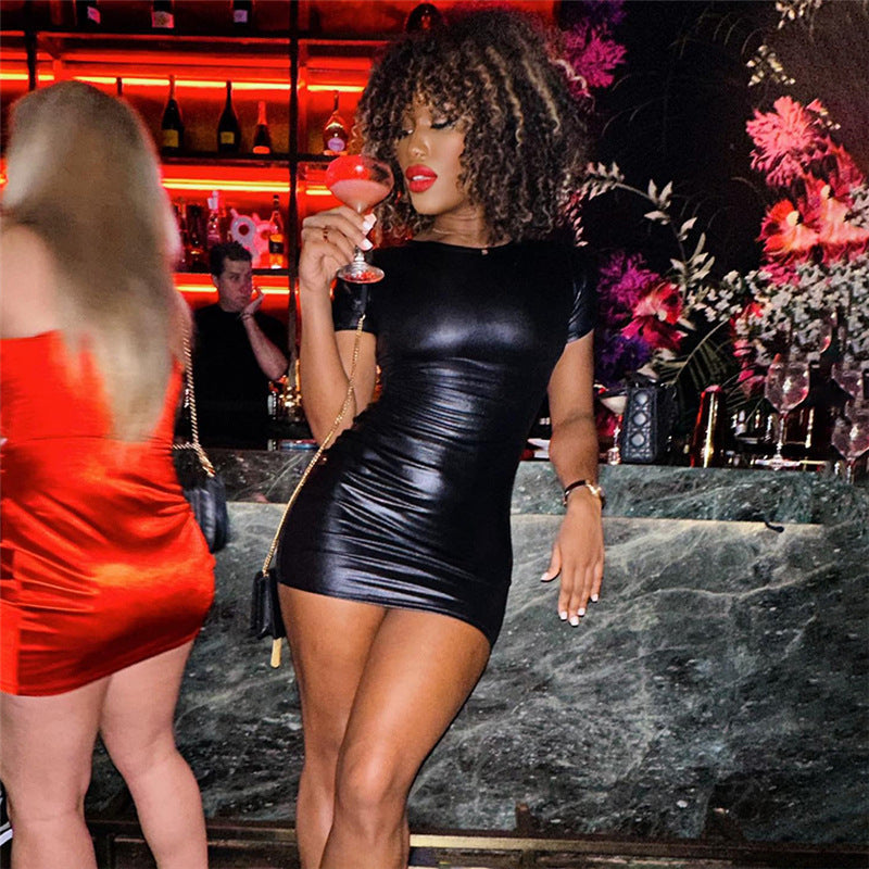 Women Summer Short Sleeve Bodycon Dress 3