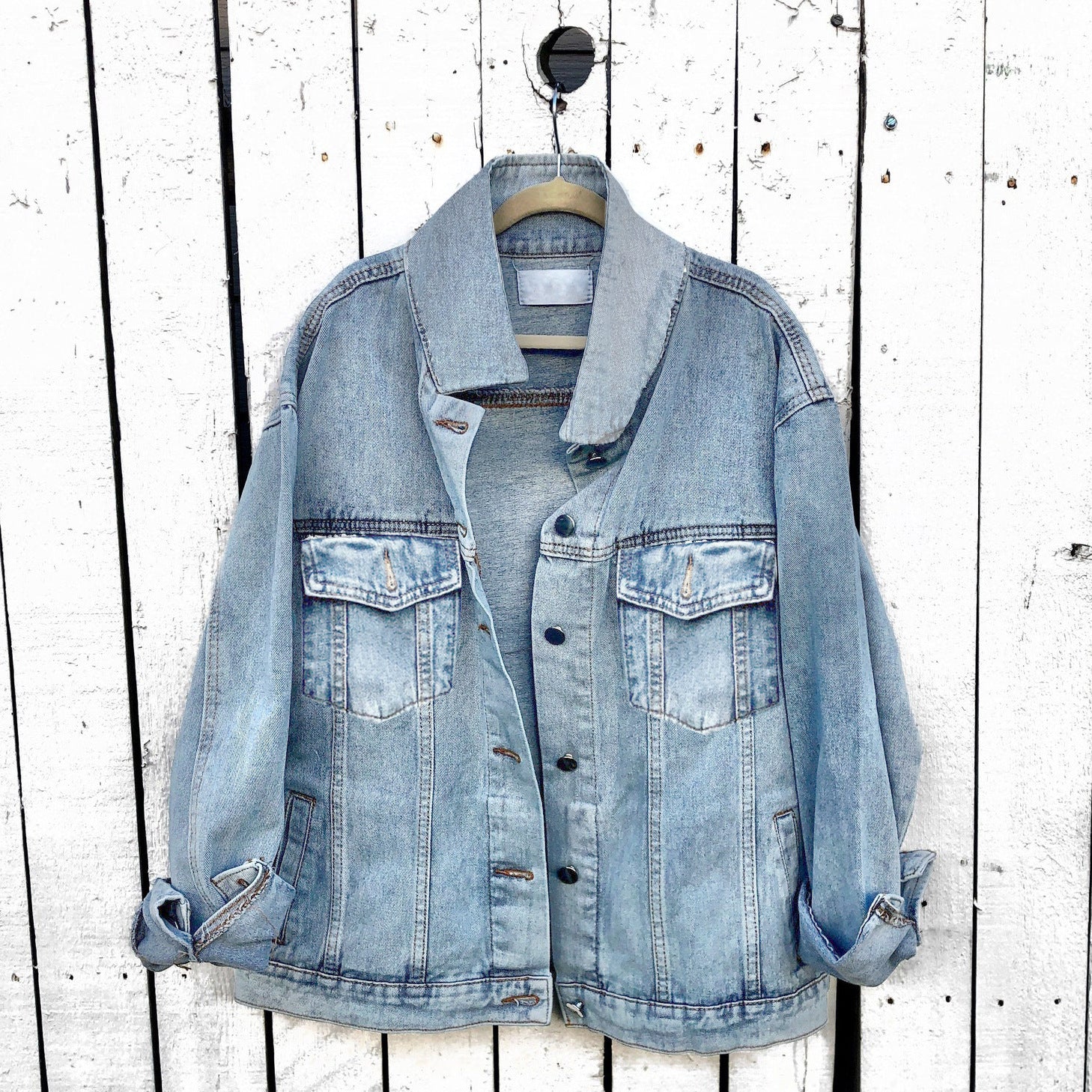 Women Denim Street Trend Jacket 11