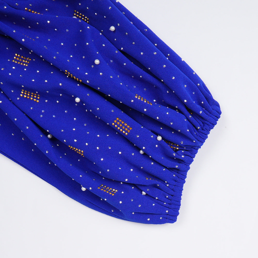 Plus size African Women formal party party dress 17