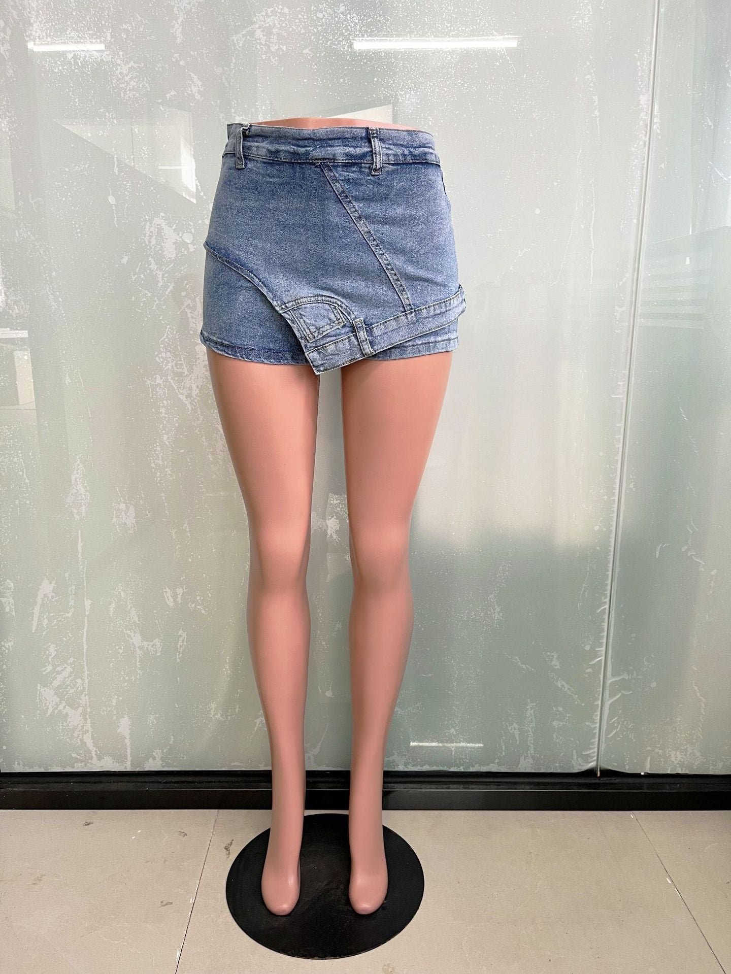 Casual Stretch Shorts Fashionable Front And Back Versatile Denim Pants Short Cargo Pants 8
