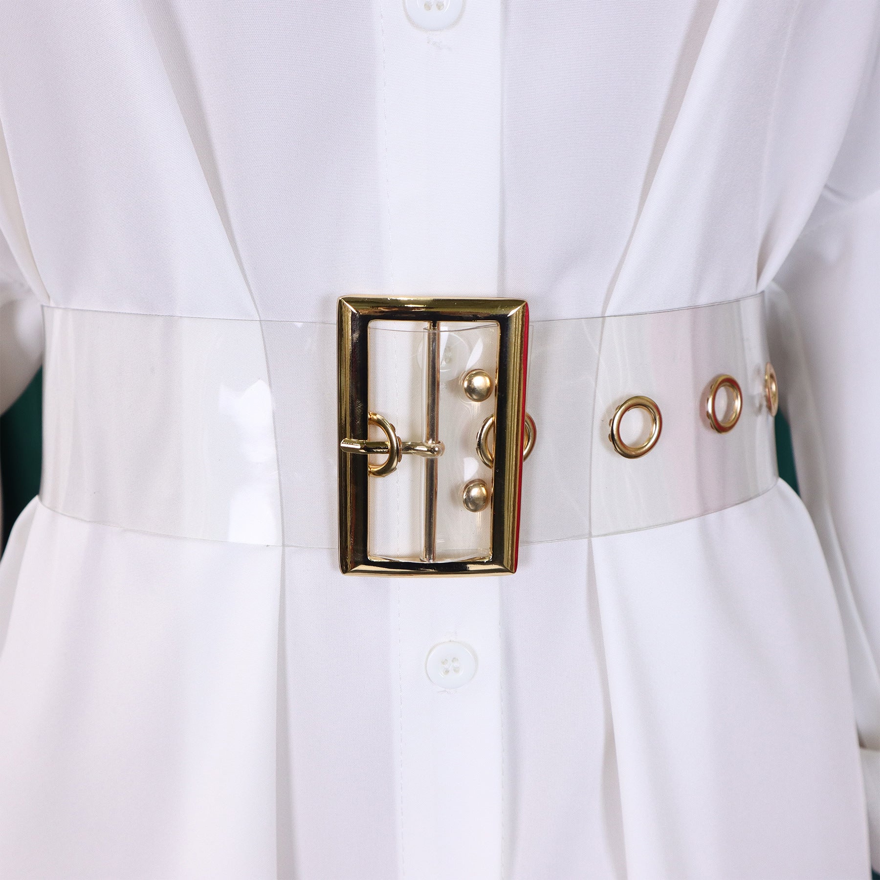 Women's Turndown Collar Solid Color Fashion Loose Casual Button Irregular Shirt Dress 37