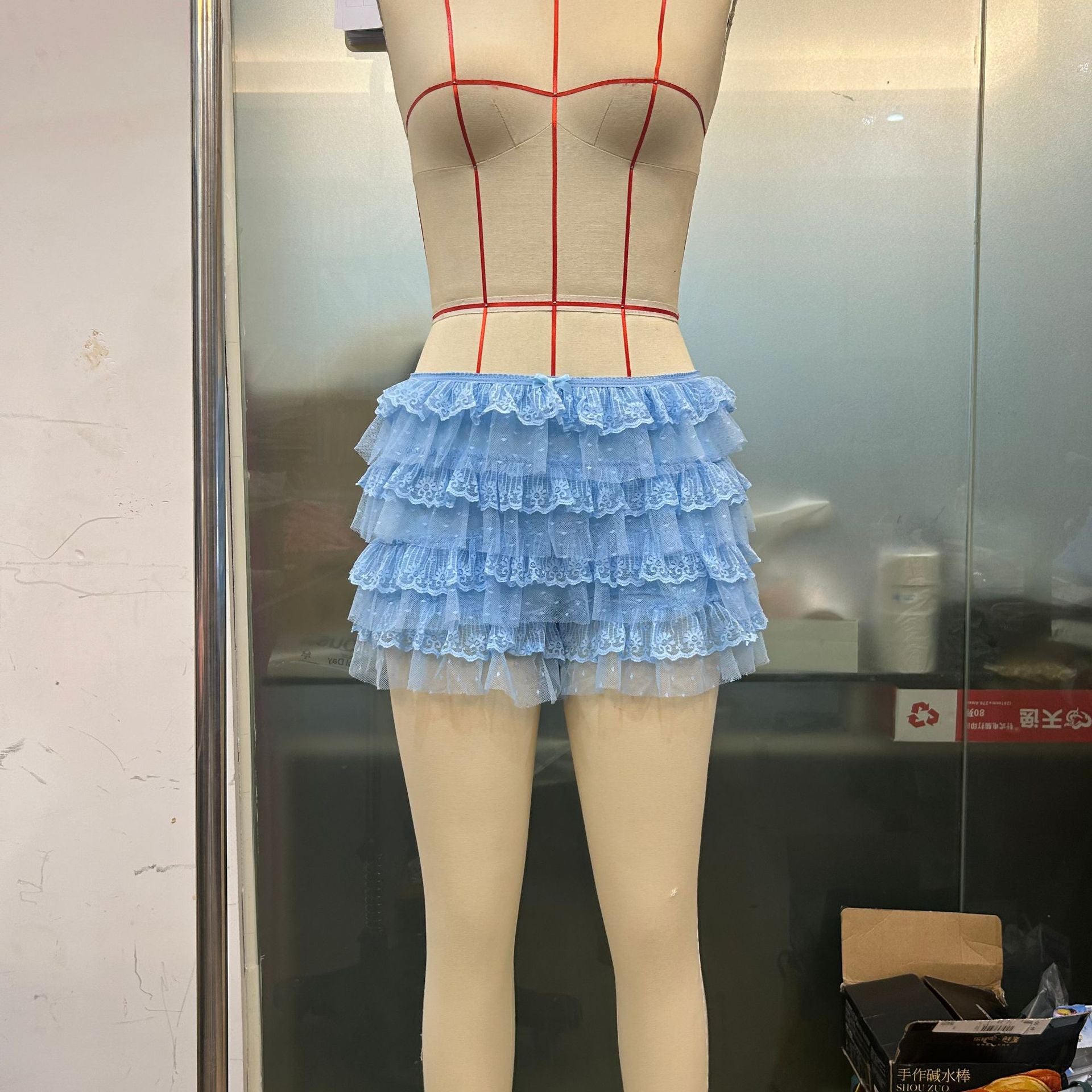 Sexy Solid Color Lolita Low-waist Beach Shorts 17