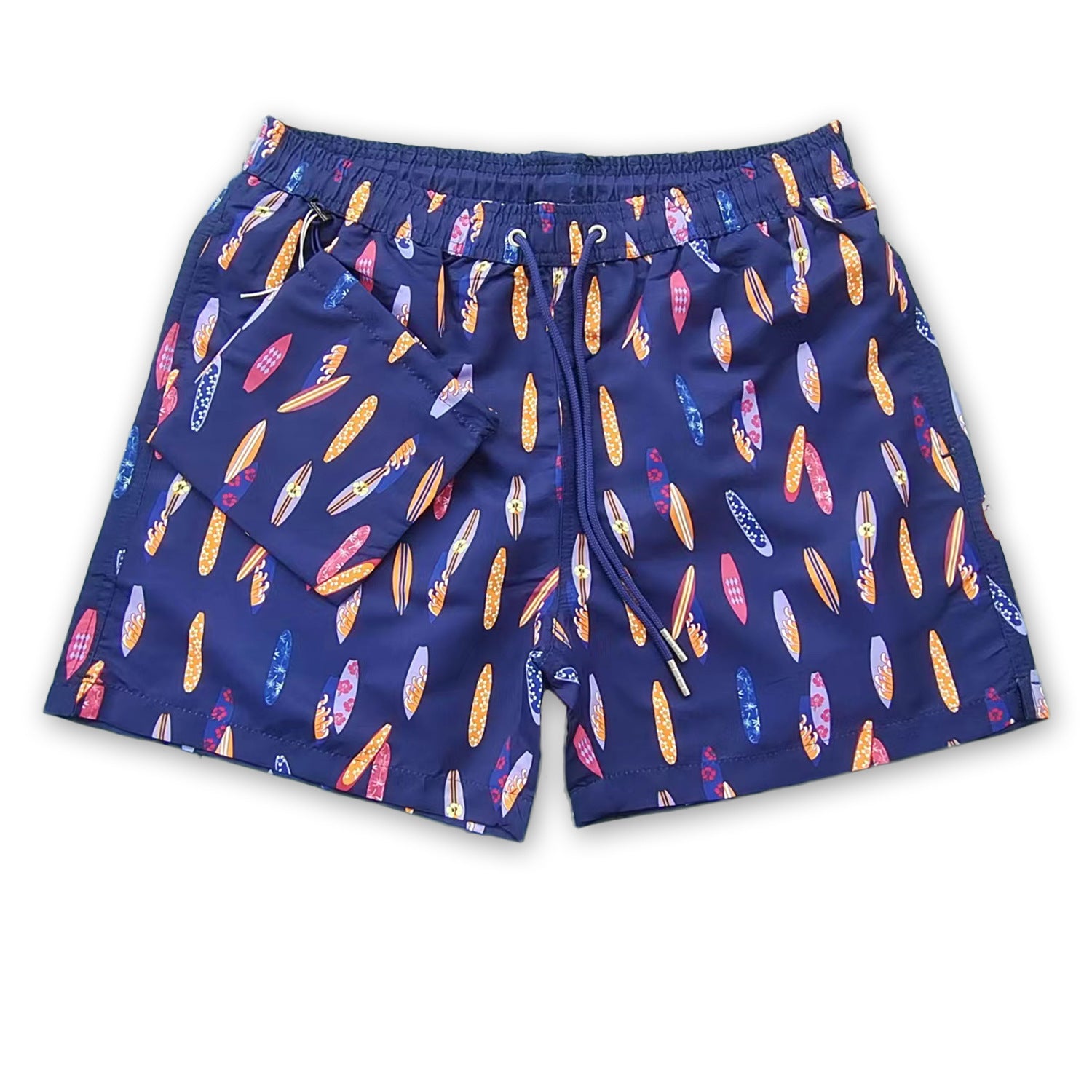 Men's summer printed beach shorts 4