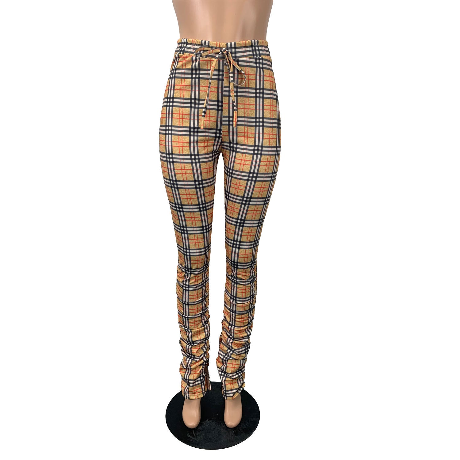 Women Casual printed pleated trousers 14