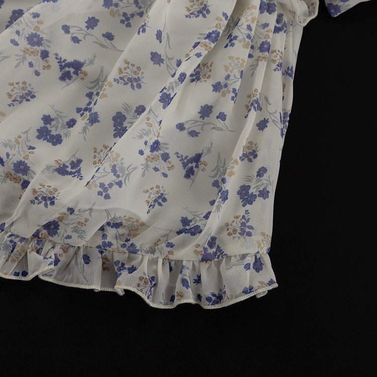 Women's Sexy Long Sleeve Printed Short Autumn Women's Dress 17