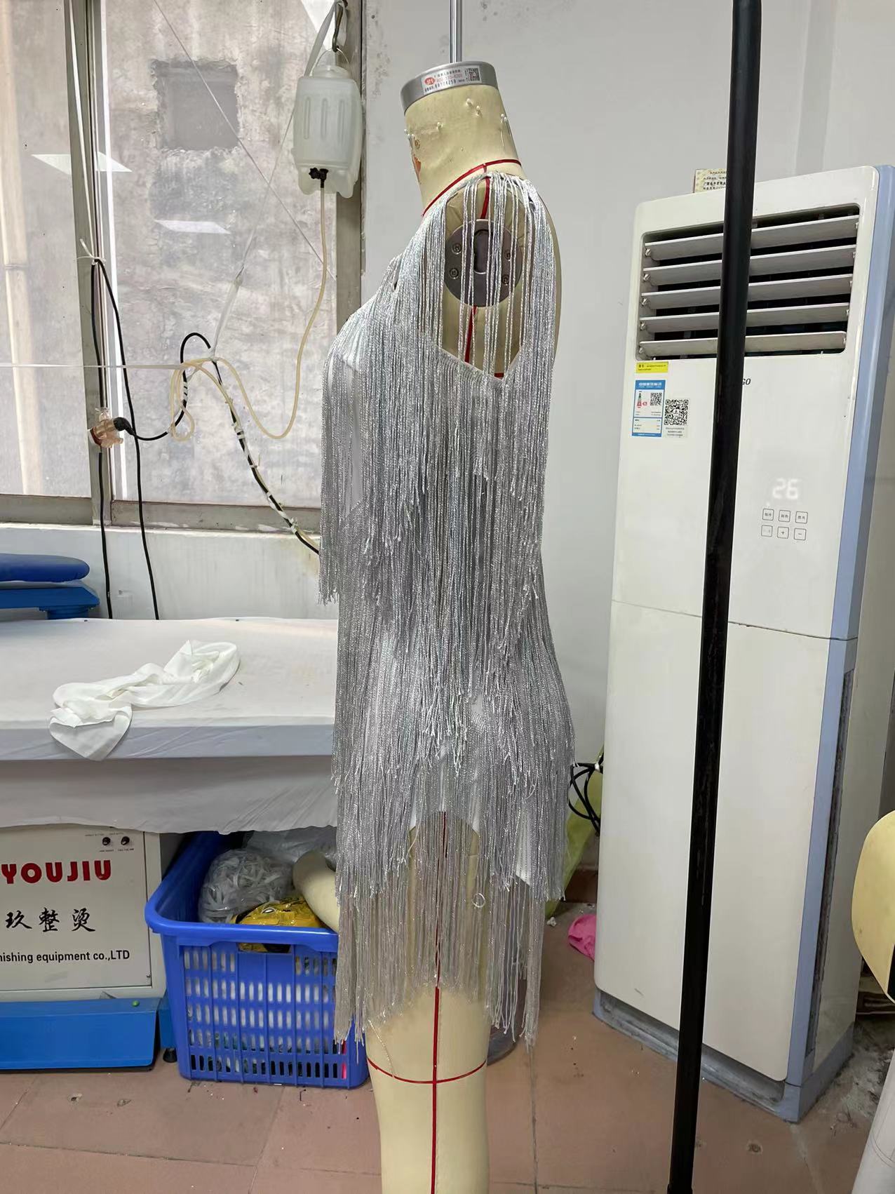 Women Sleeveless Fringe Strap Dress 15