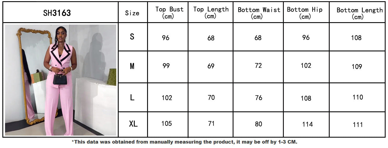 Women Casual vest and Pants Two Piece Set 7