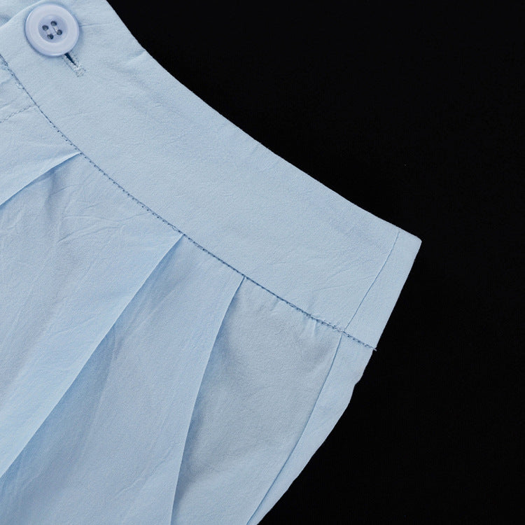 Women's Long Sleeve Shirt Skirt Two-Piece Set 13