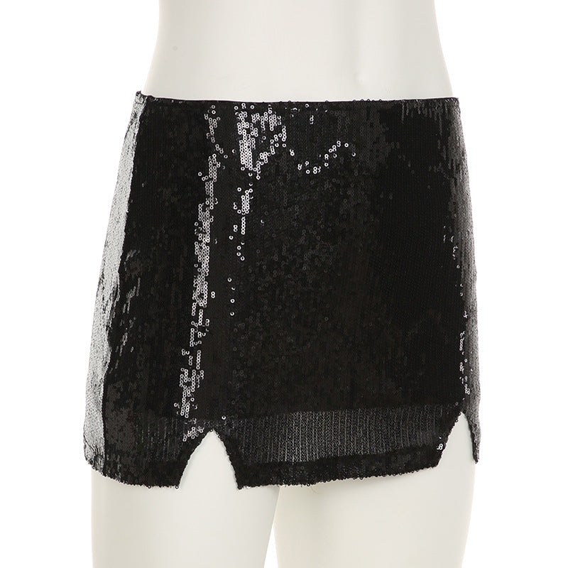 Spring Women's Leopard Print Sequins High Waist Tight Fitting Sexy Shorts Women 29