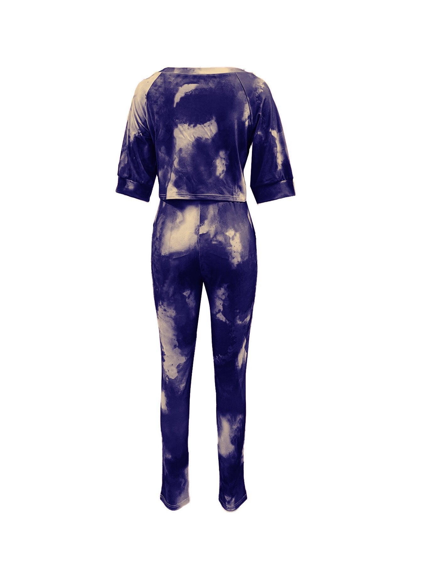 Women Printed Sexy Top and Pants Two-Piece Set 8