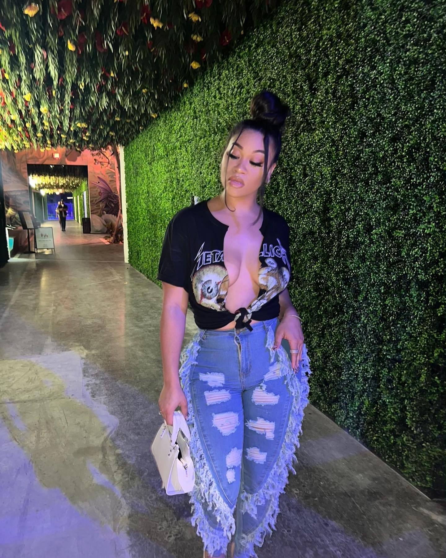 Women's Ripped Fashion Frayed Sexy Slim Fit Skinny Denim Pants 6