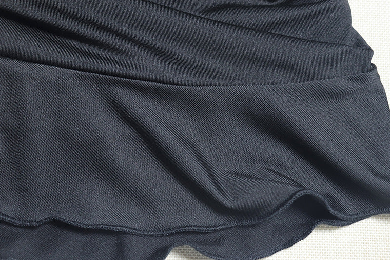 Women Solid sleeveless high collar Casual Bodycon dress 21