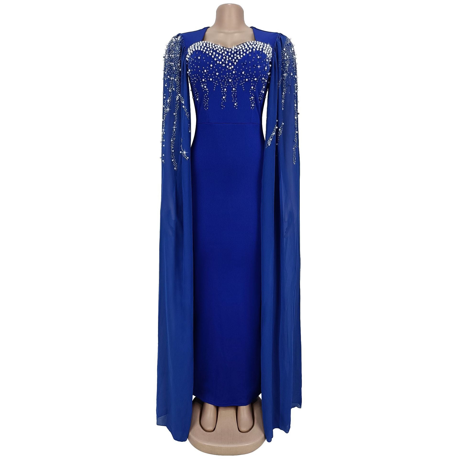 Women's Elegant Chic Beaded Fashionable Evening Dress 30