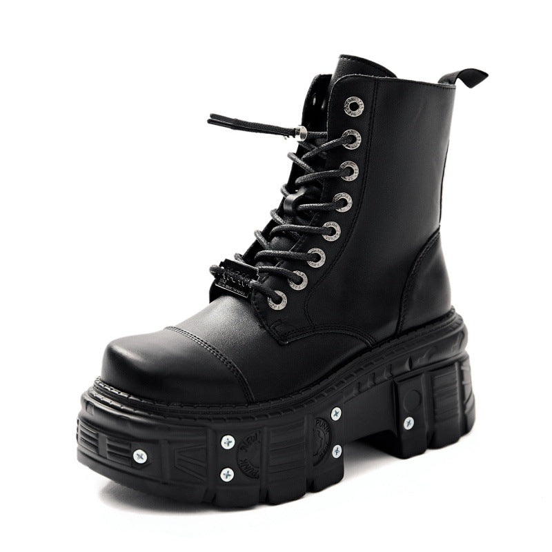 Women thick-soled punk Martin boots 6