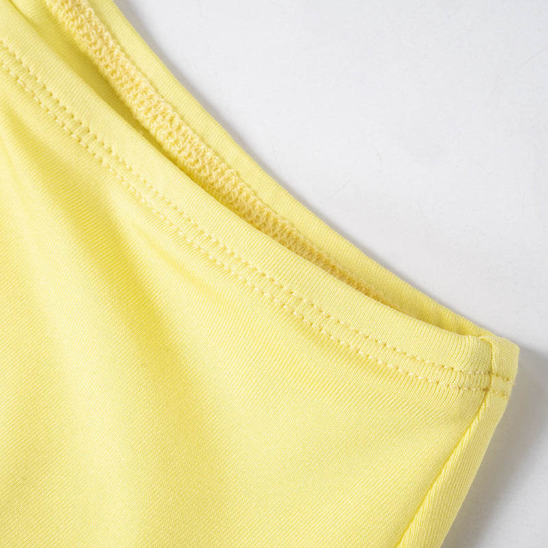 Women's summer Casual sleeveless pleated Strap top slim long skirt two piece set for women 18