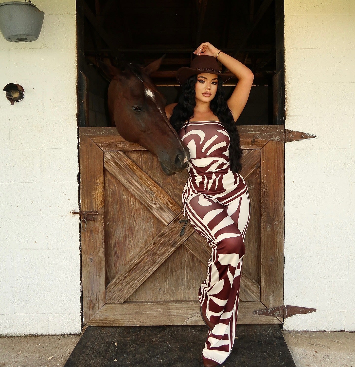 Women Sexy Print Two Piece Set 7