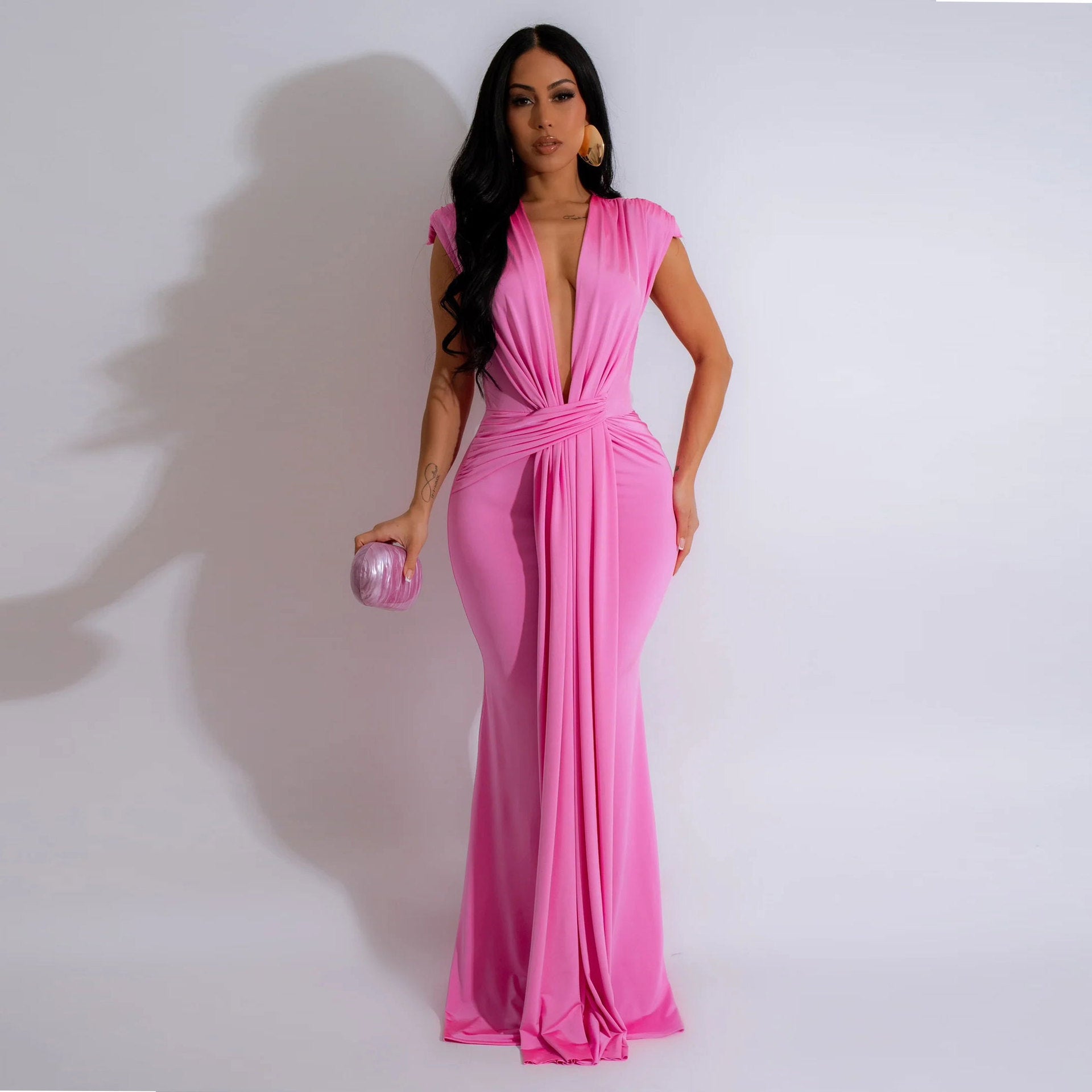 Women Sexy Sleeveless Maxi Dress 5
