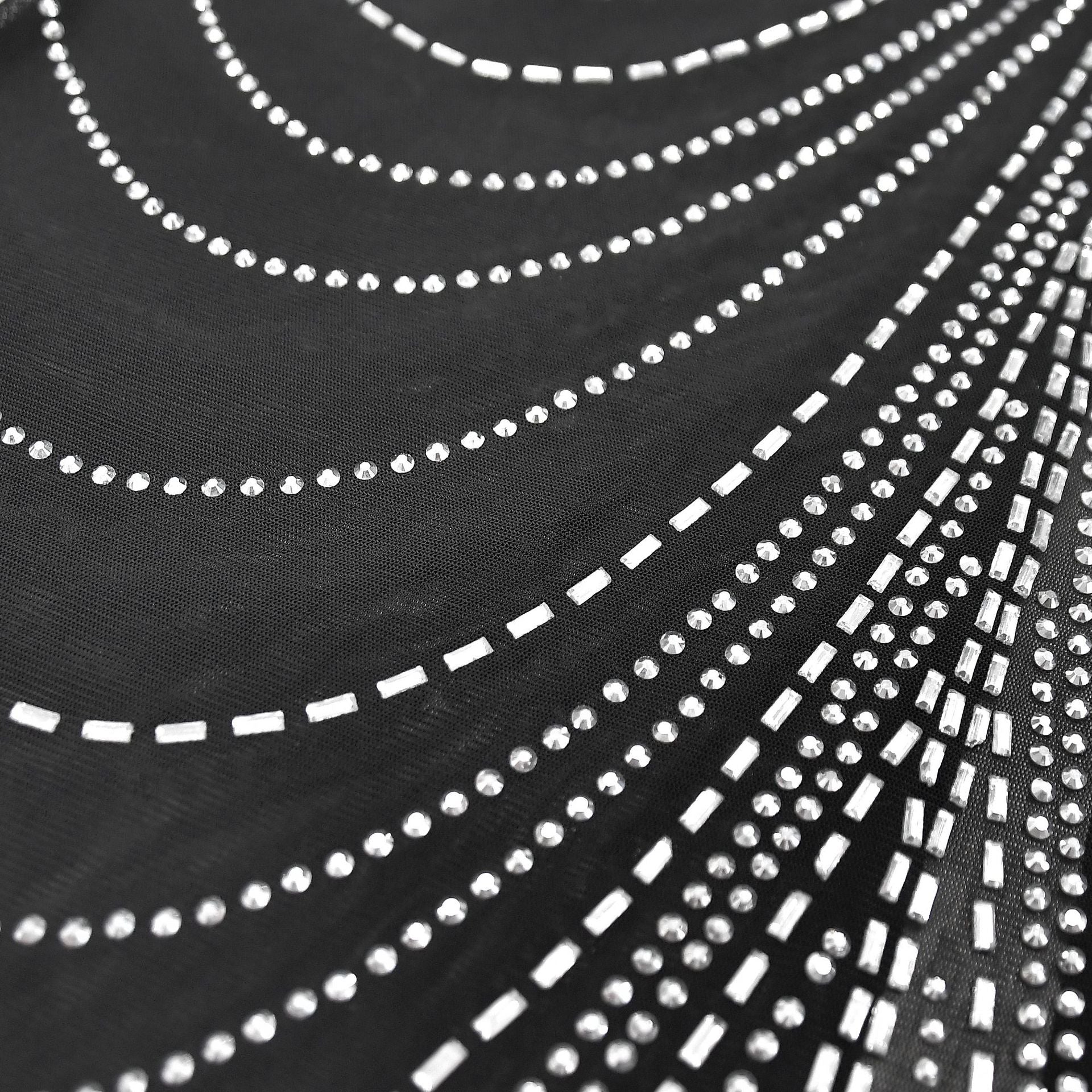 Women's Fashion Solid Color Mesh Beaded Slip Maxi Dress 22