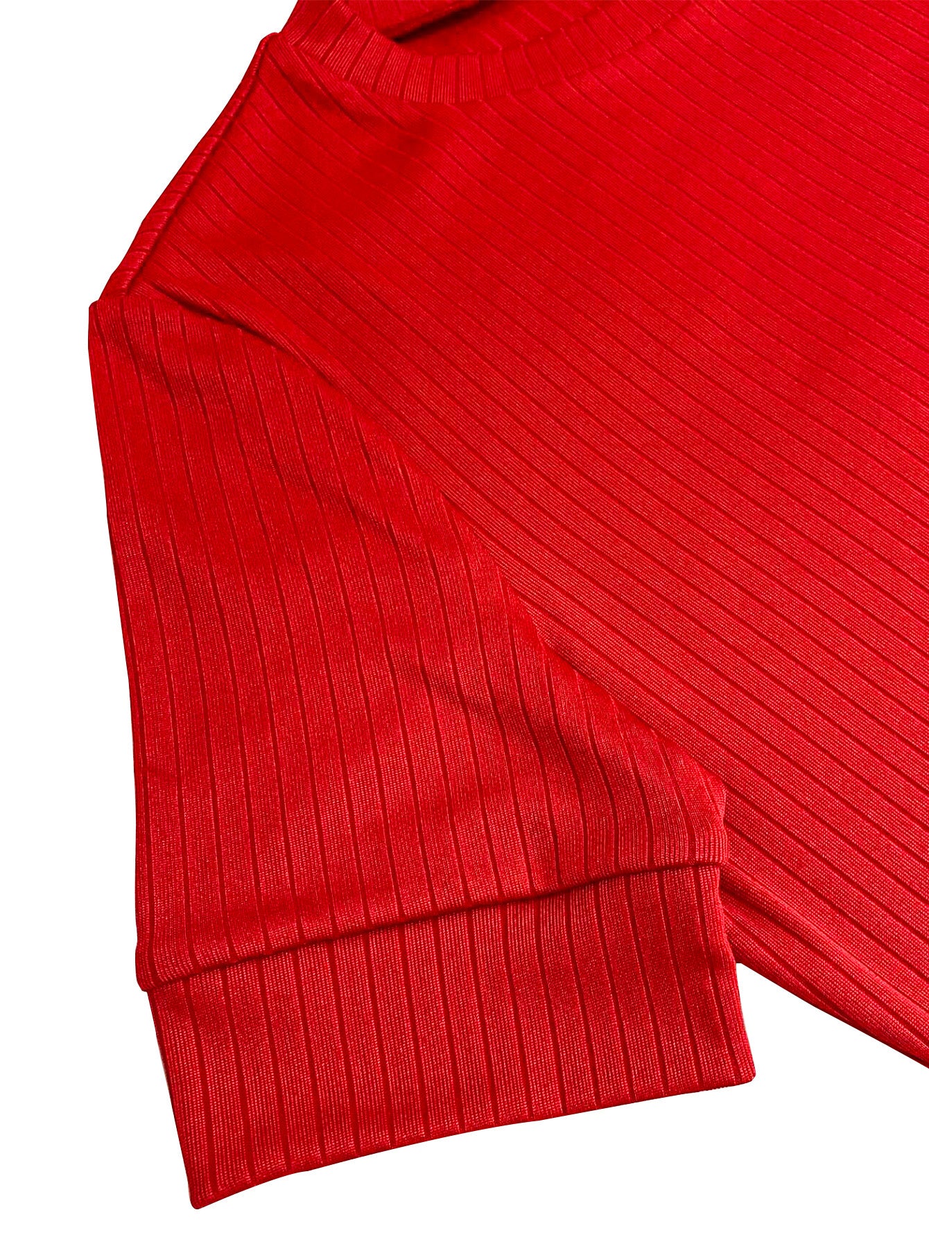 Summer Women's Fashion Round Neck Solid Rib Short Sleeve Sexy Slim Long Dress 24