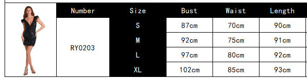 Summer Fashion Chic Sexy Slim Sequin Formal Party Dress 6