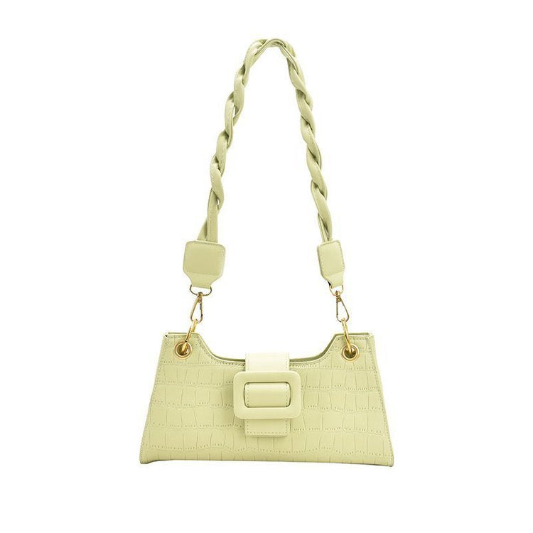 French Armpit Bag Women's Trendy Fashion Crossbody Bag Shoulder Baguette Bag 16