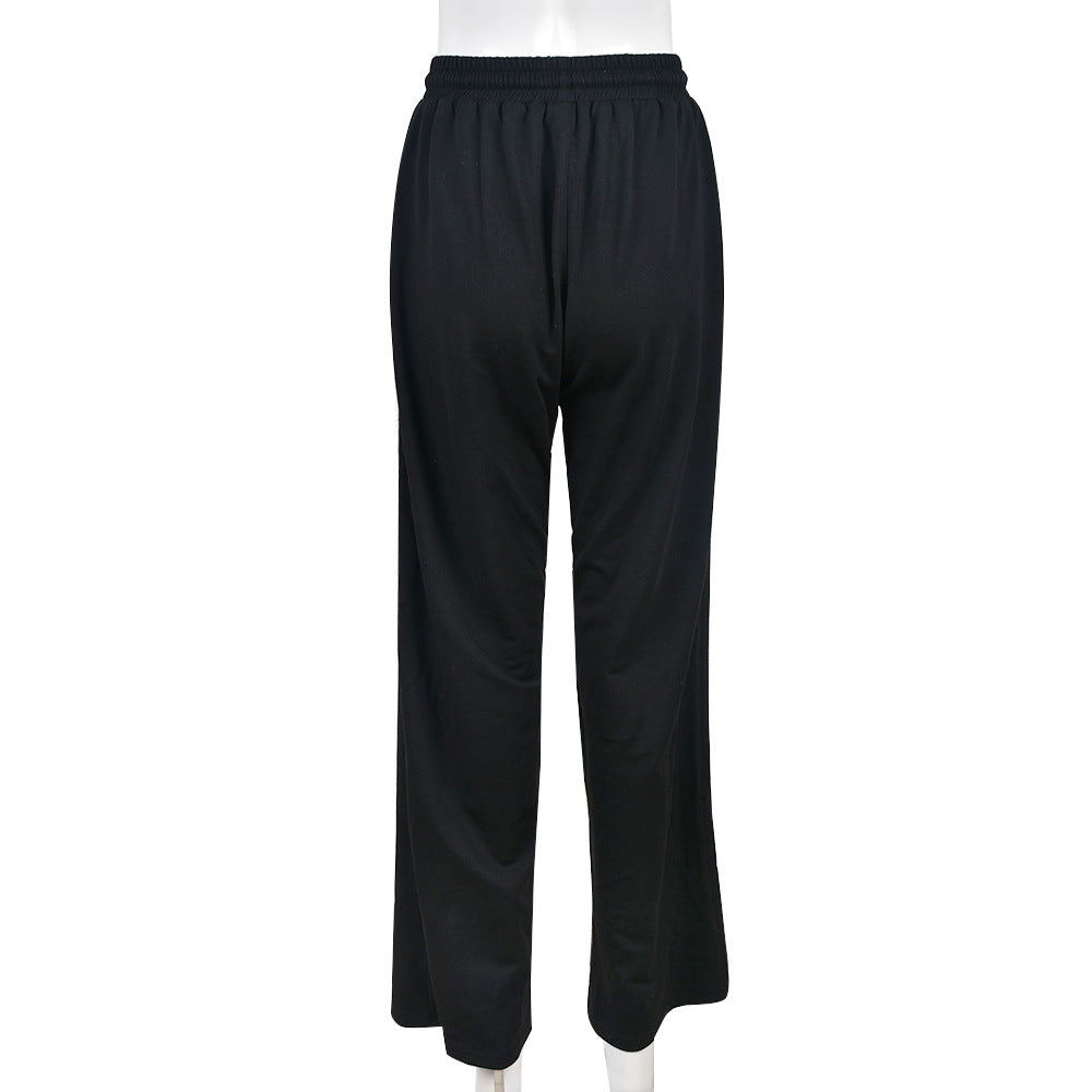 Autumn Women's Fashion Trend Beaded Skull Sweatpants Casual Pants 9