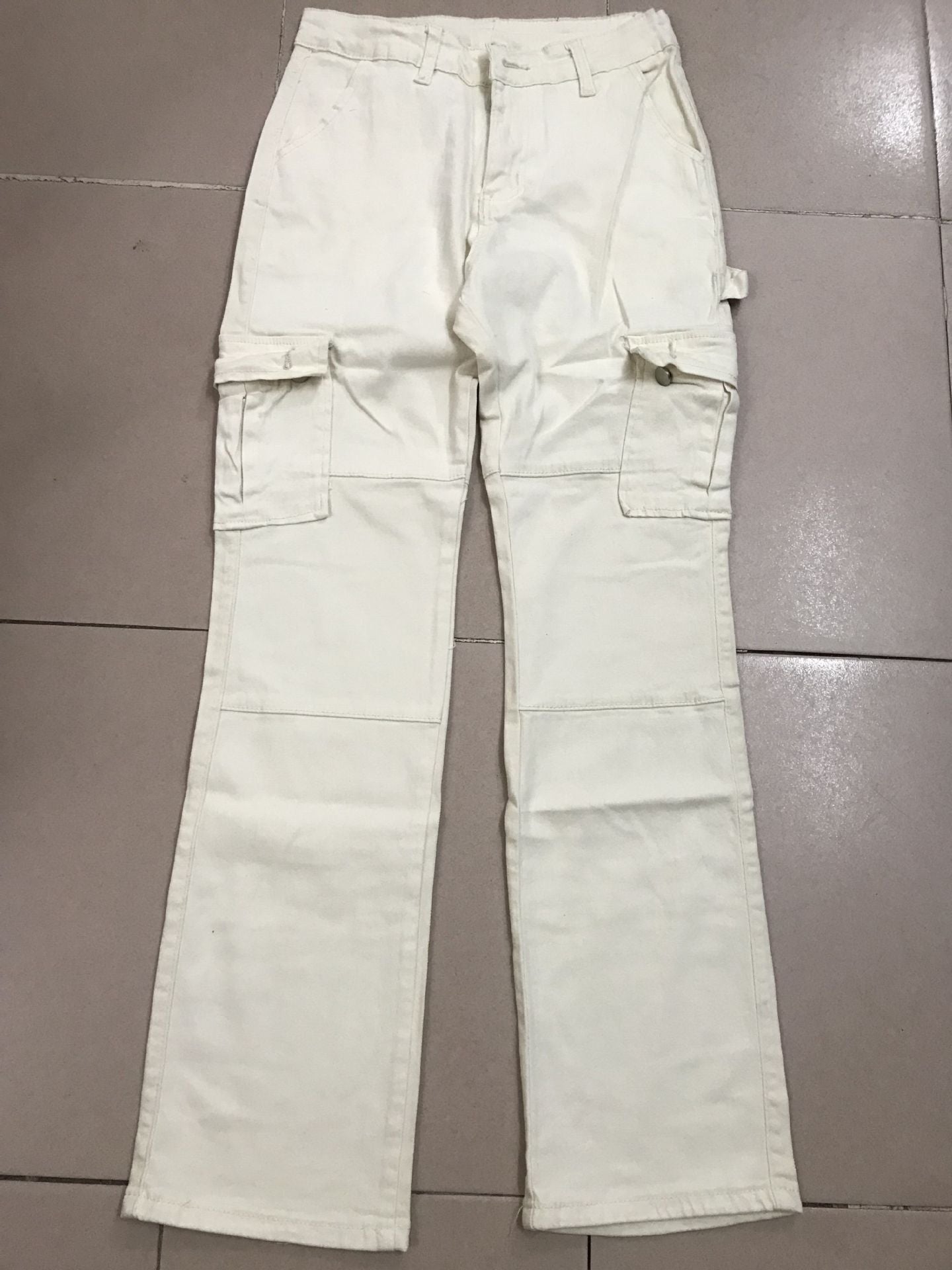 Women High Waist Multi Pocket Cargo Pants 16