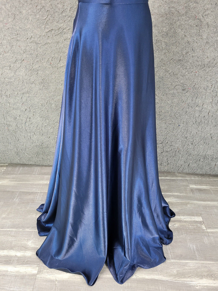 Straps Deep V Sexy Chic Formal  Party Dress A Swing Evening Dress（Processing time need 3-6 days） 11