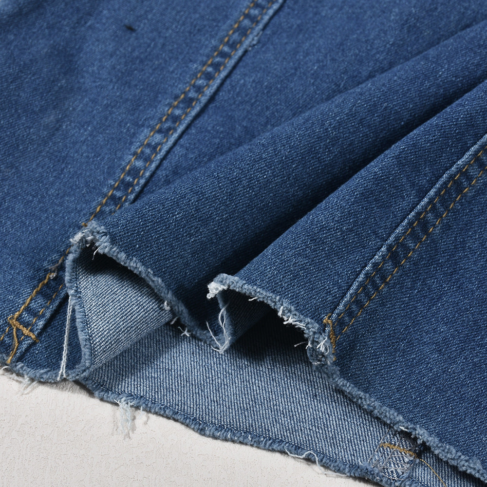 Summer Sexy Strapless Slim Denim Dress For Women 14