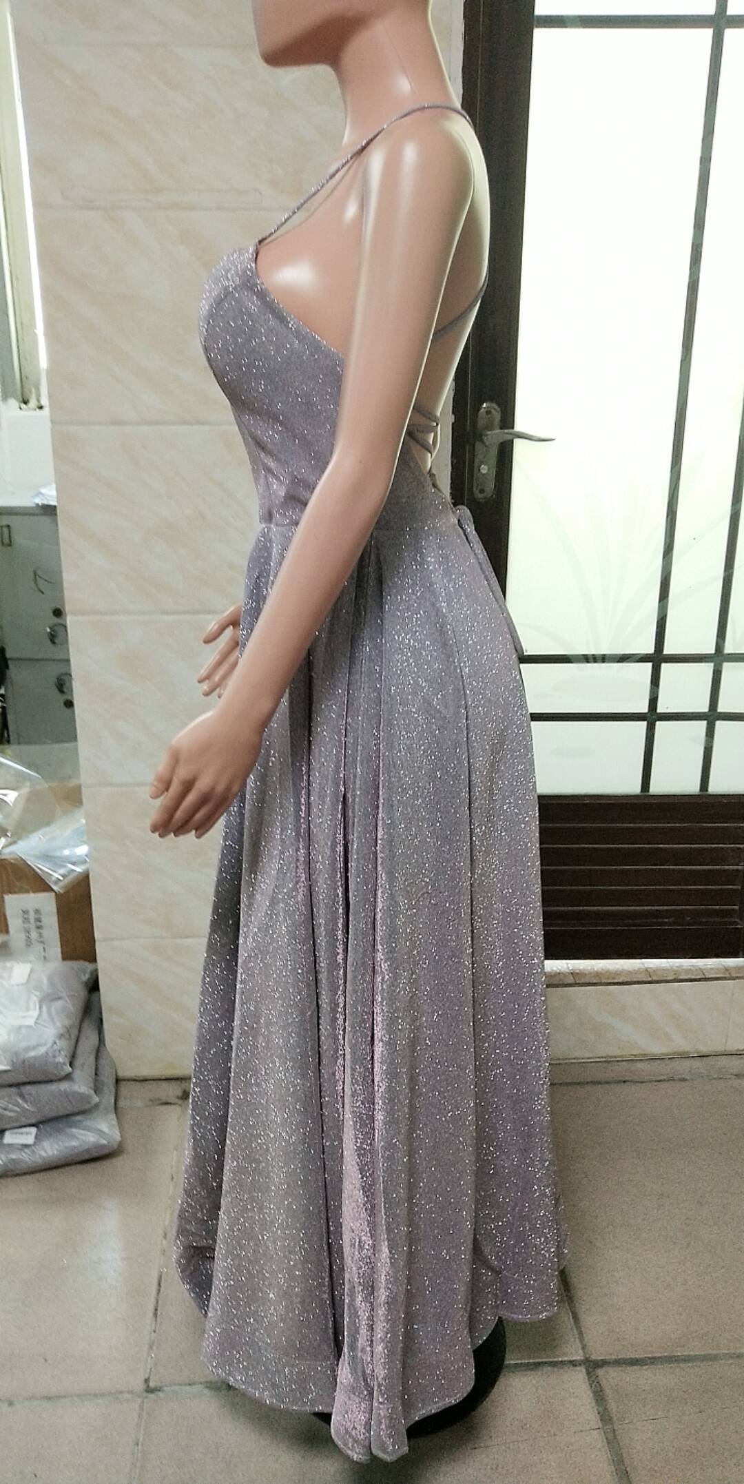 Spring Long Strap Glitter Formal Party Dress -（Processing time need 3-6 days） 29
