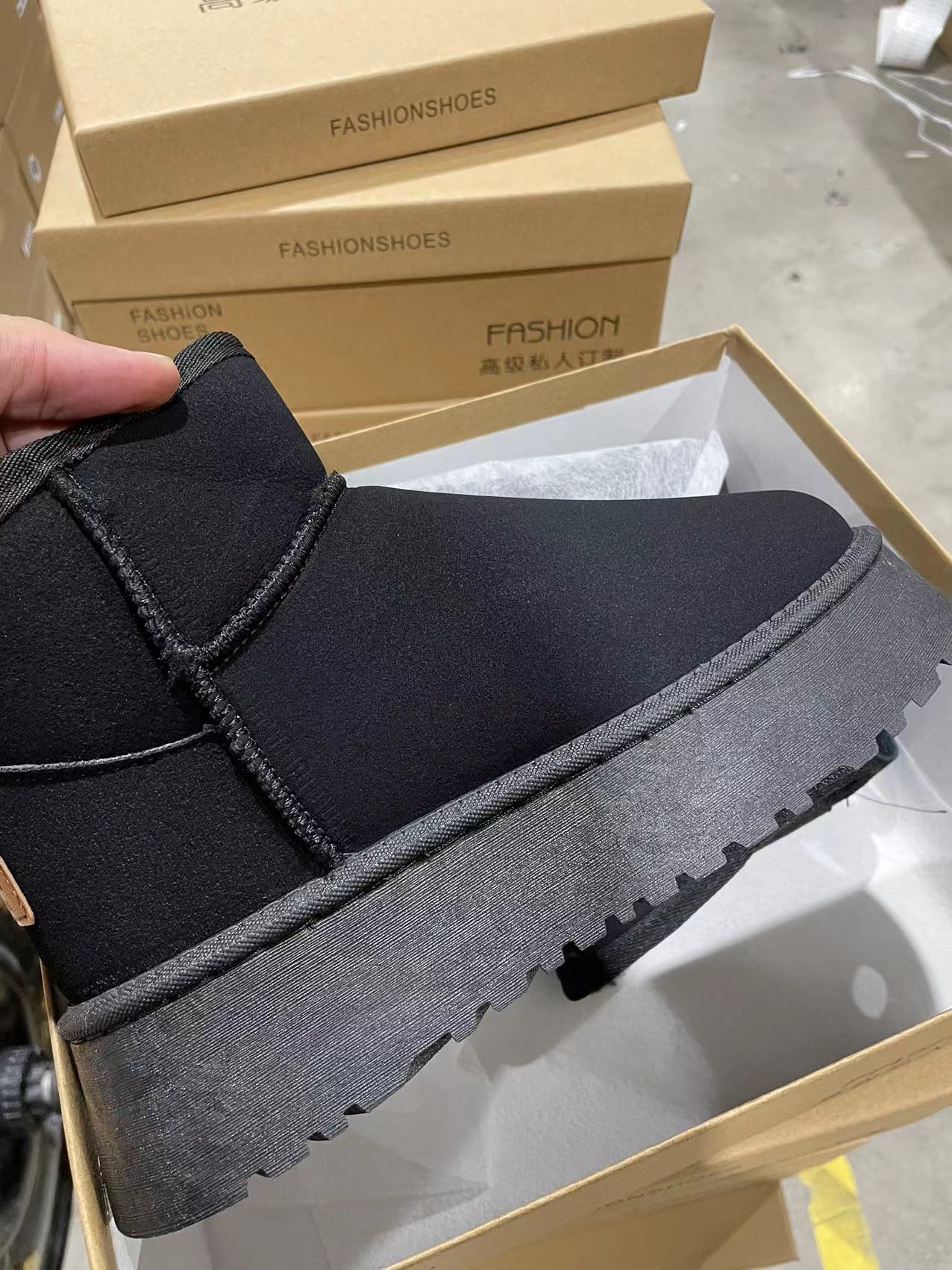 Women winter warm snow boots 13