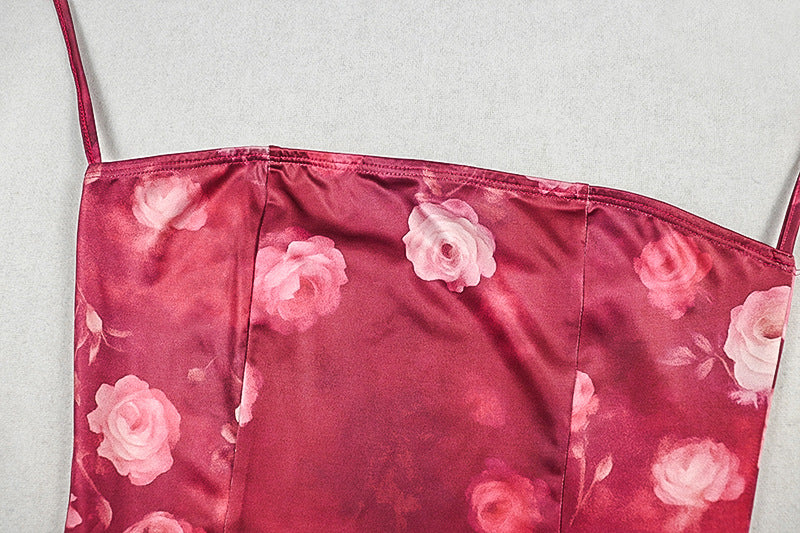 Women Pleated Off-Shoulder Halter Neck Dress 12