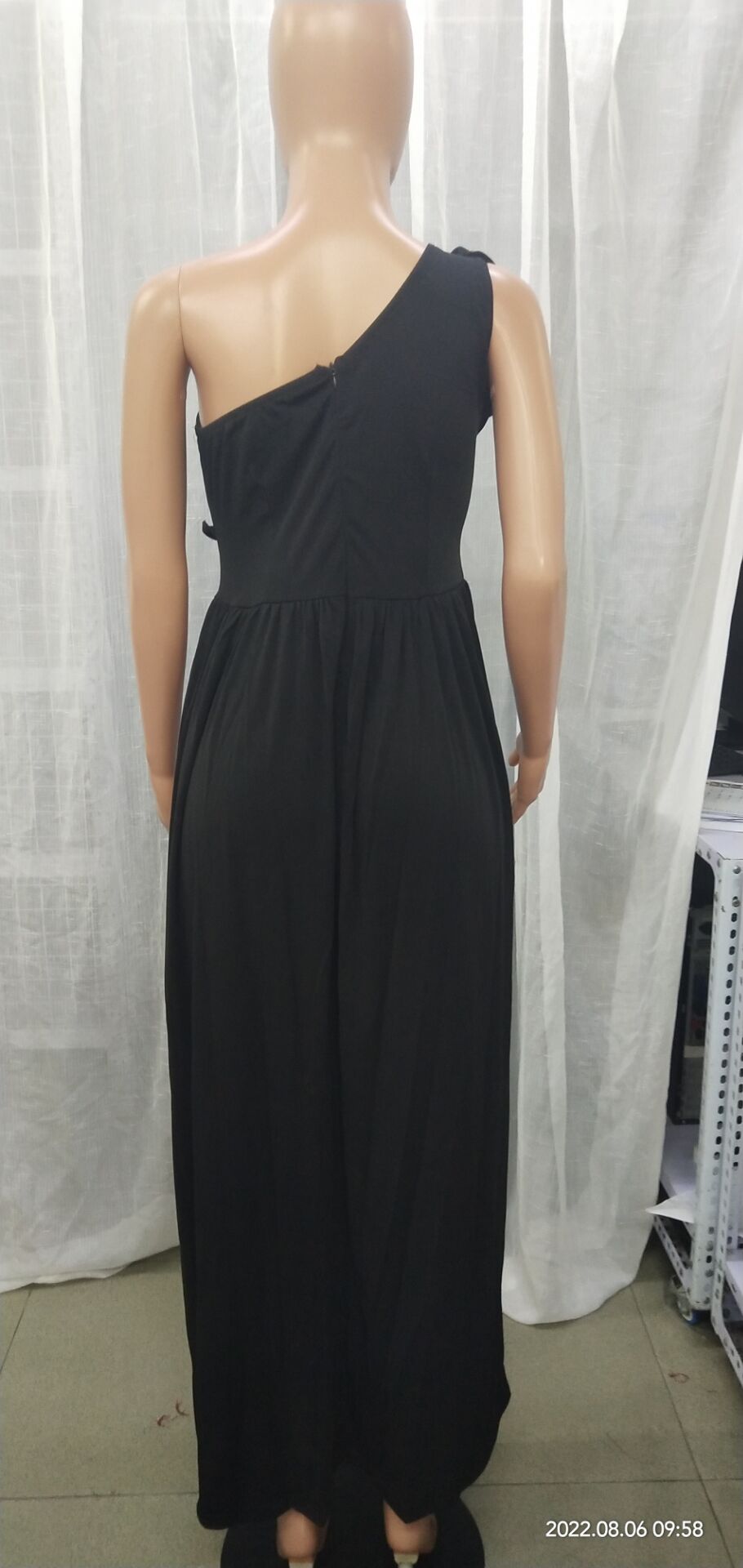 Women's Sleeveless Ruffle Hem Slit Dress 26