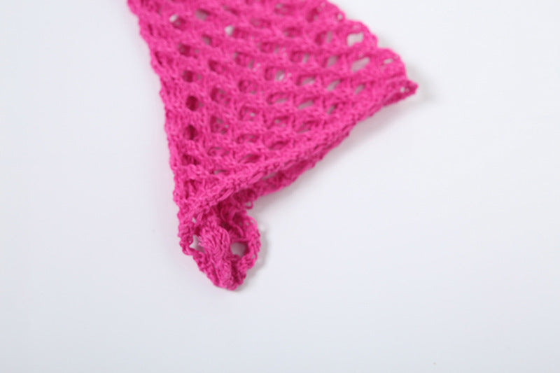 Spring Fashion Style Street Sexy Hollow See-Through High Waist Tight Fitting Low Back Jumpsuit 13