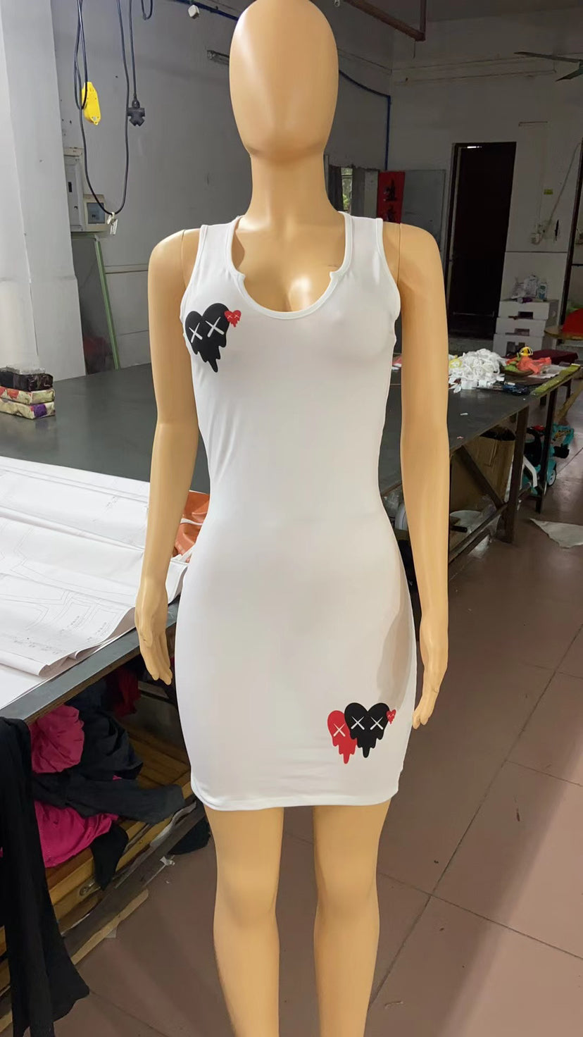 Women's Everyday Casual Printed Tank Tops Dresses 13