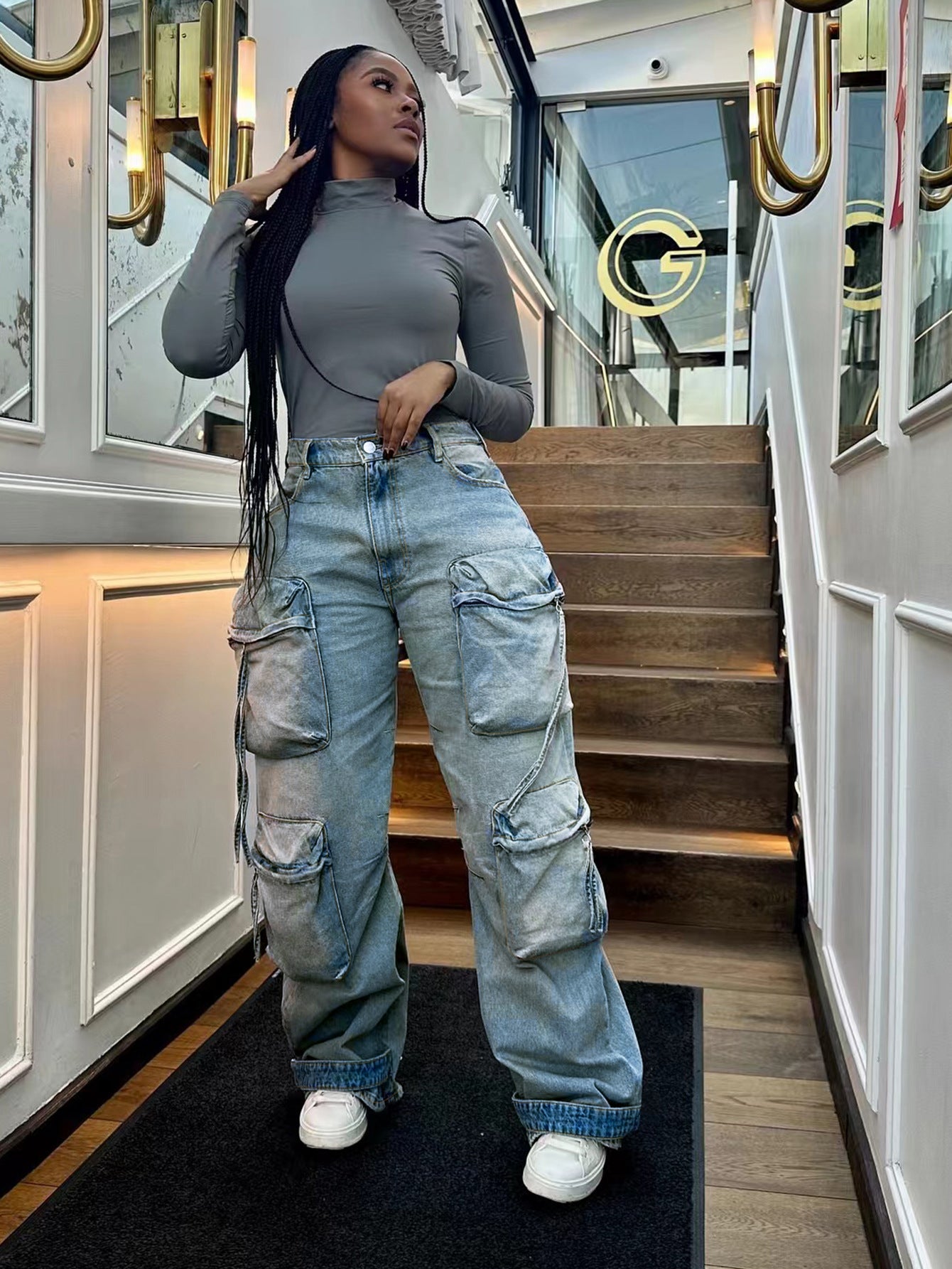 Women Casual Denim Pants 3