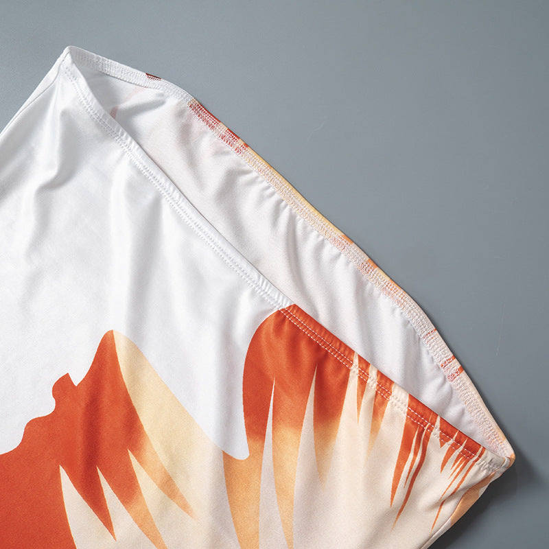 Women Summer Casual Holidays Strapless Dress 12