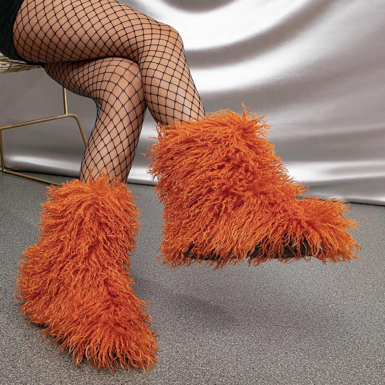 Wool Boots For Women Winter Imitation Fur Snow Boots 7