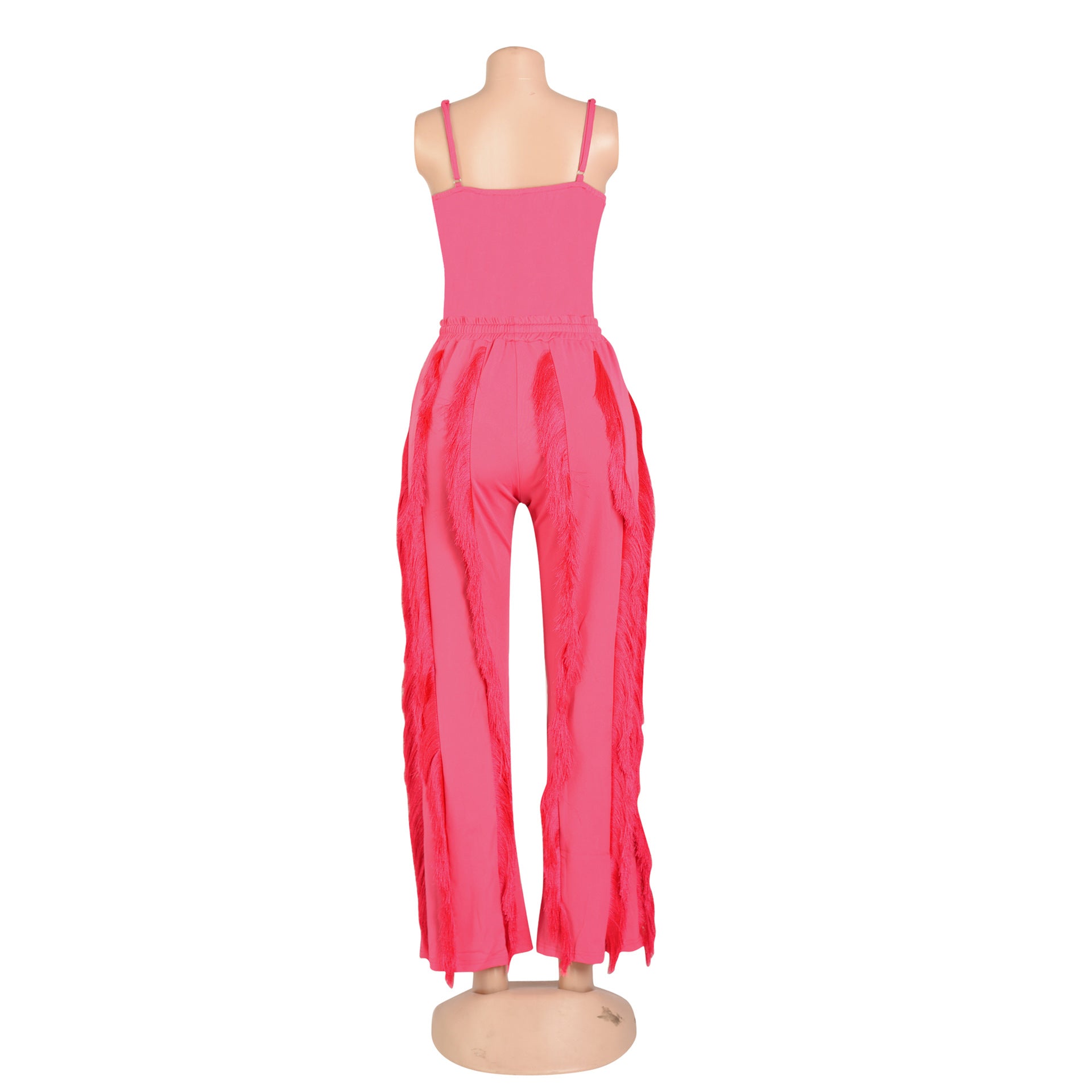 Women's clothing set tassels two-piece pants set 40