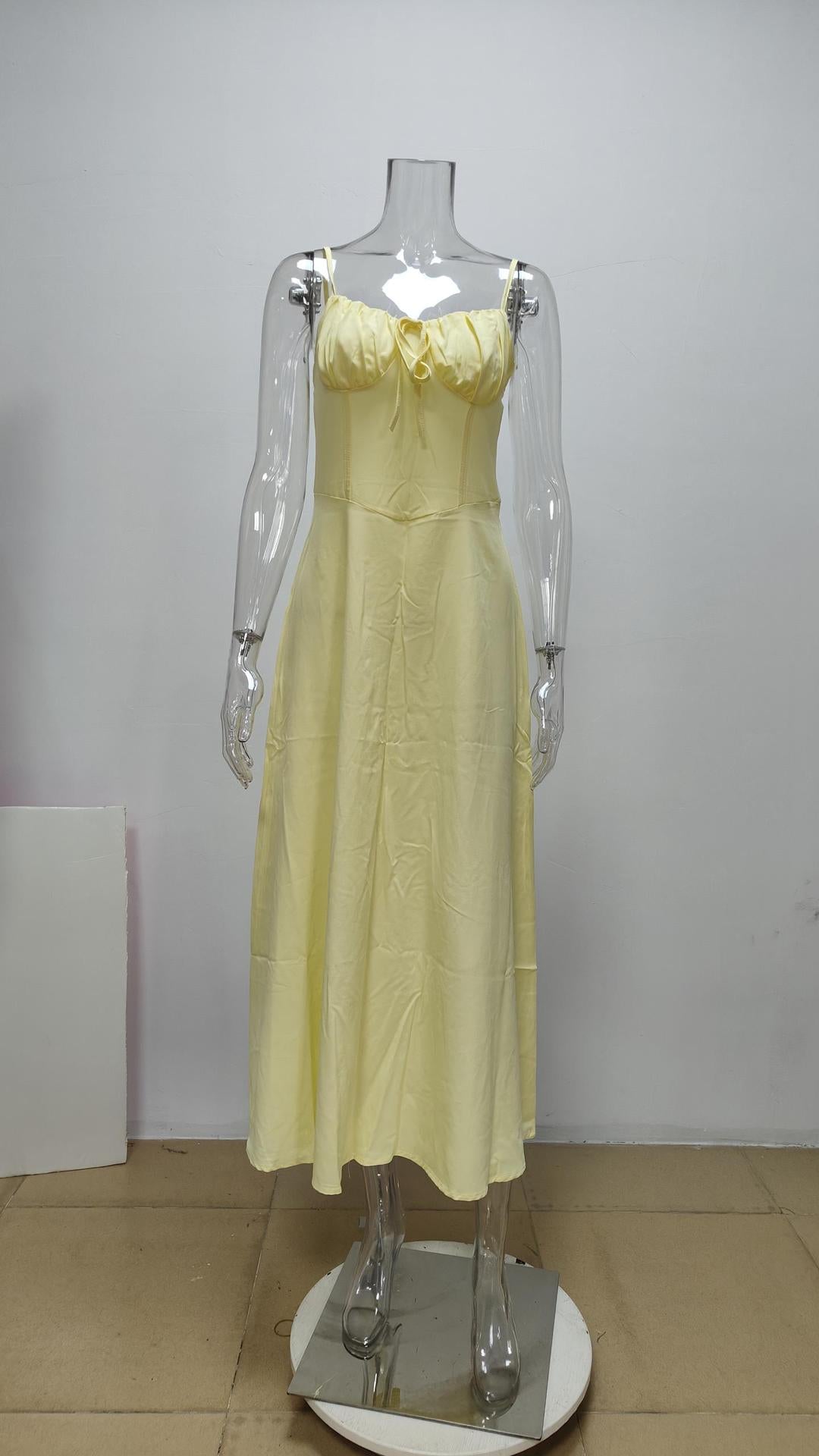 Women elegant lace solid dress 12