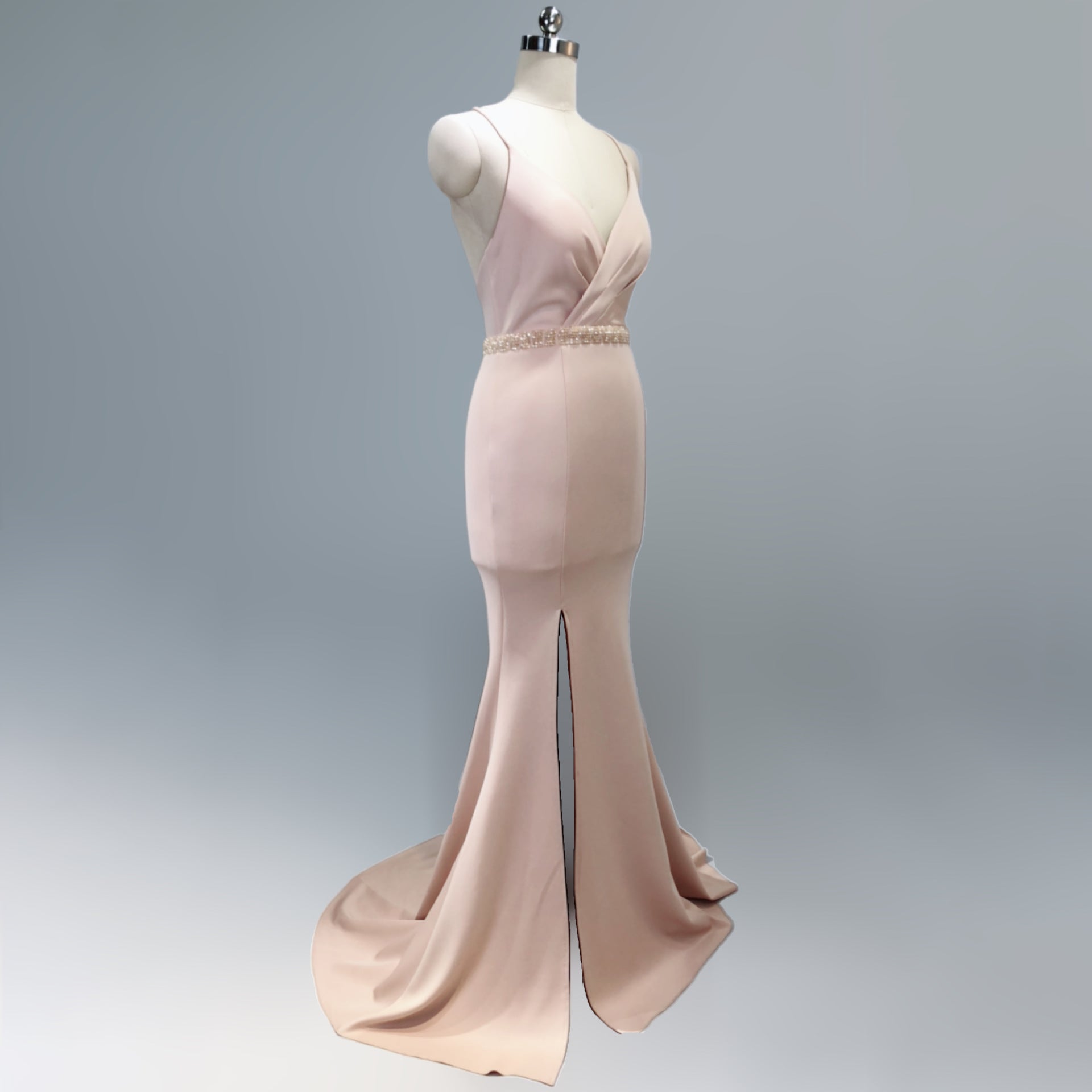 Trailing sexy slim evening dress Slim Fit Bodycon annual meeting host party club evening dress 43