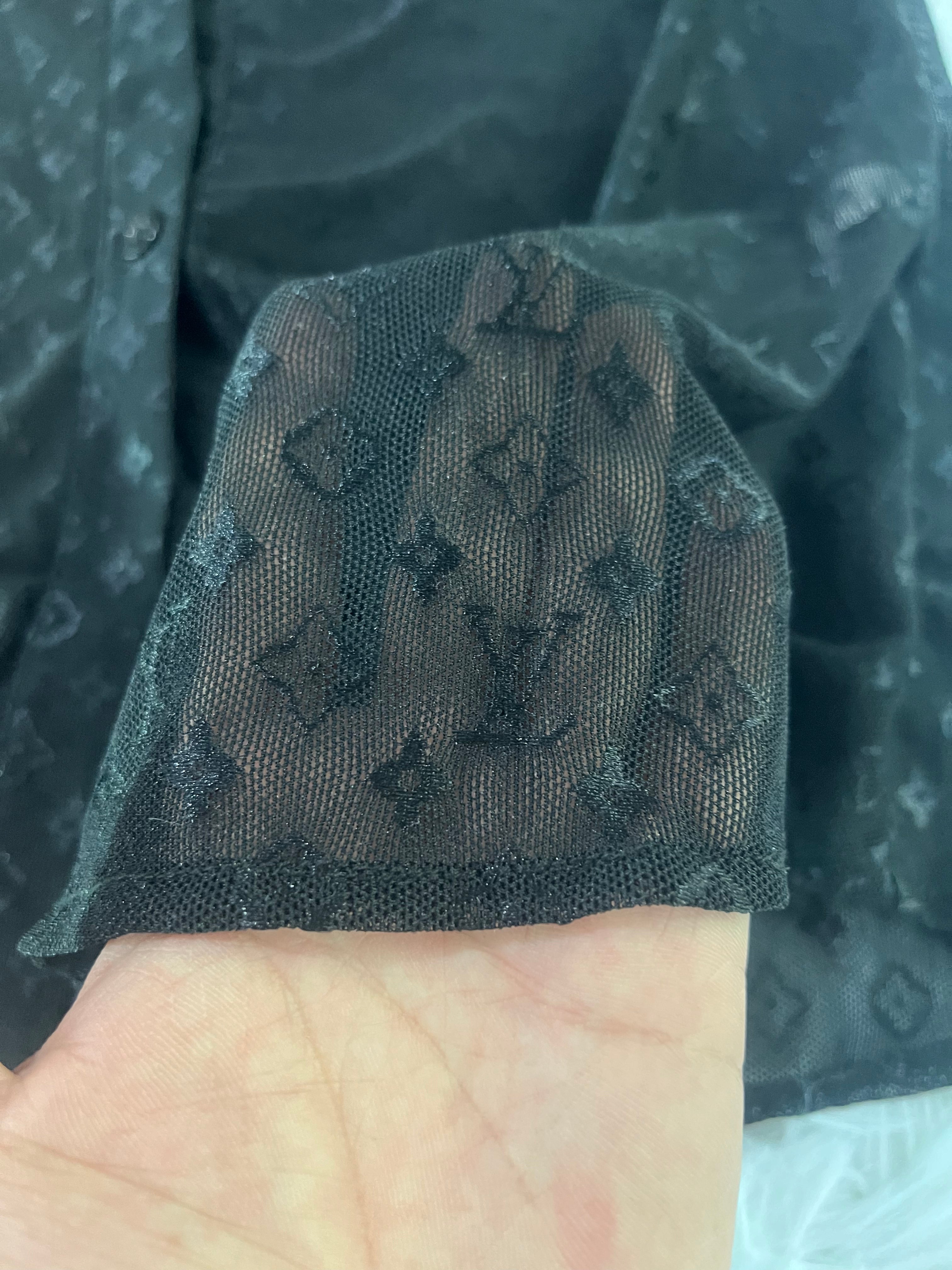 Women's Sexy Mesh See-Through Fabric Women's Shirt 18