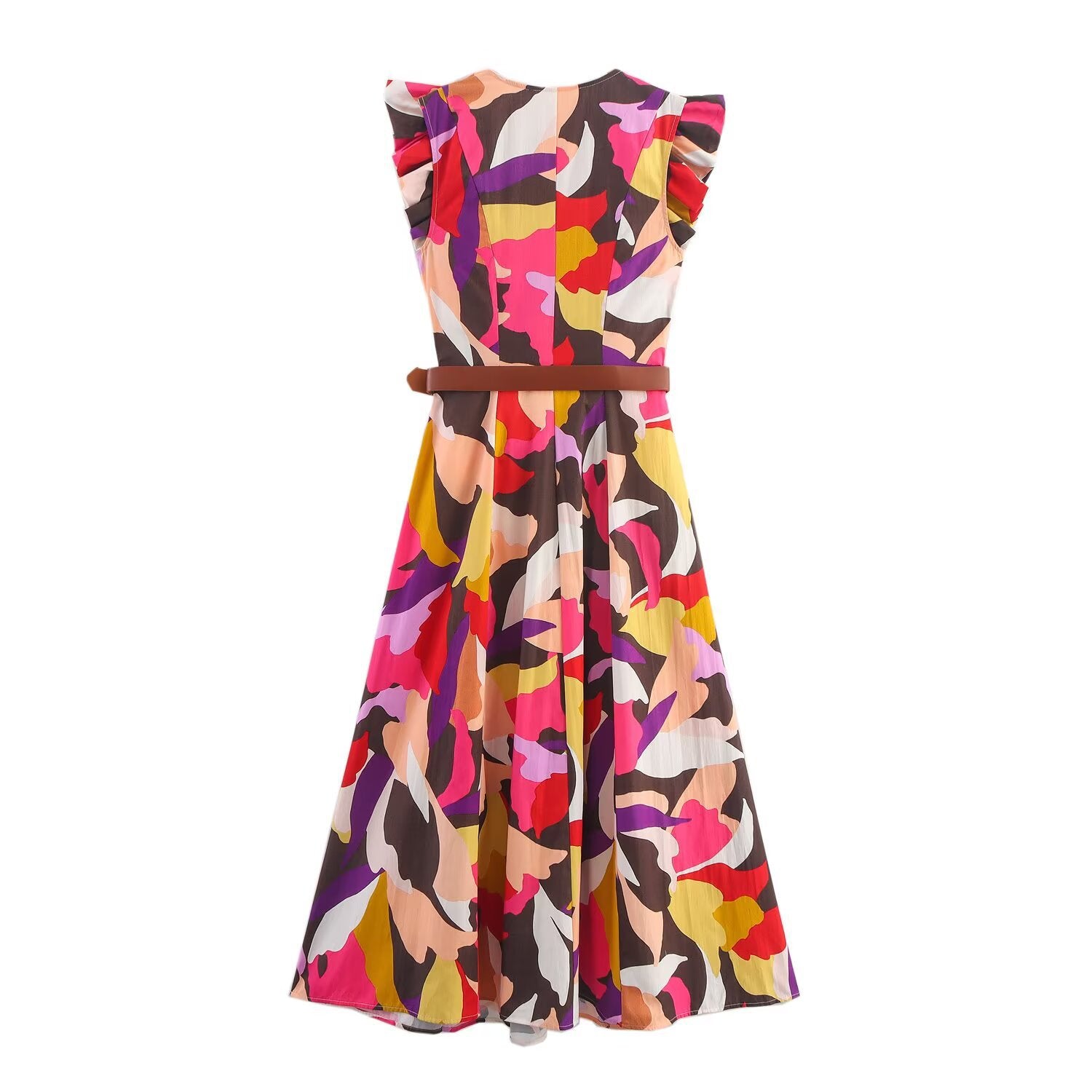 Summer Women's Print Midi Dress 3