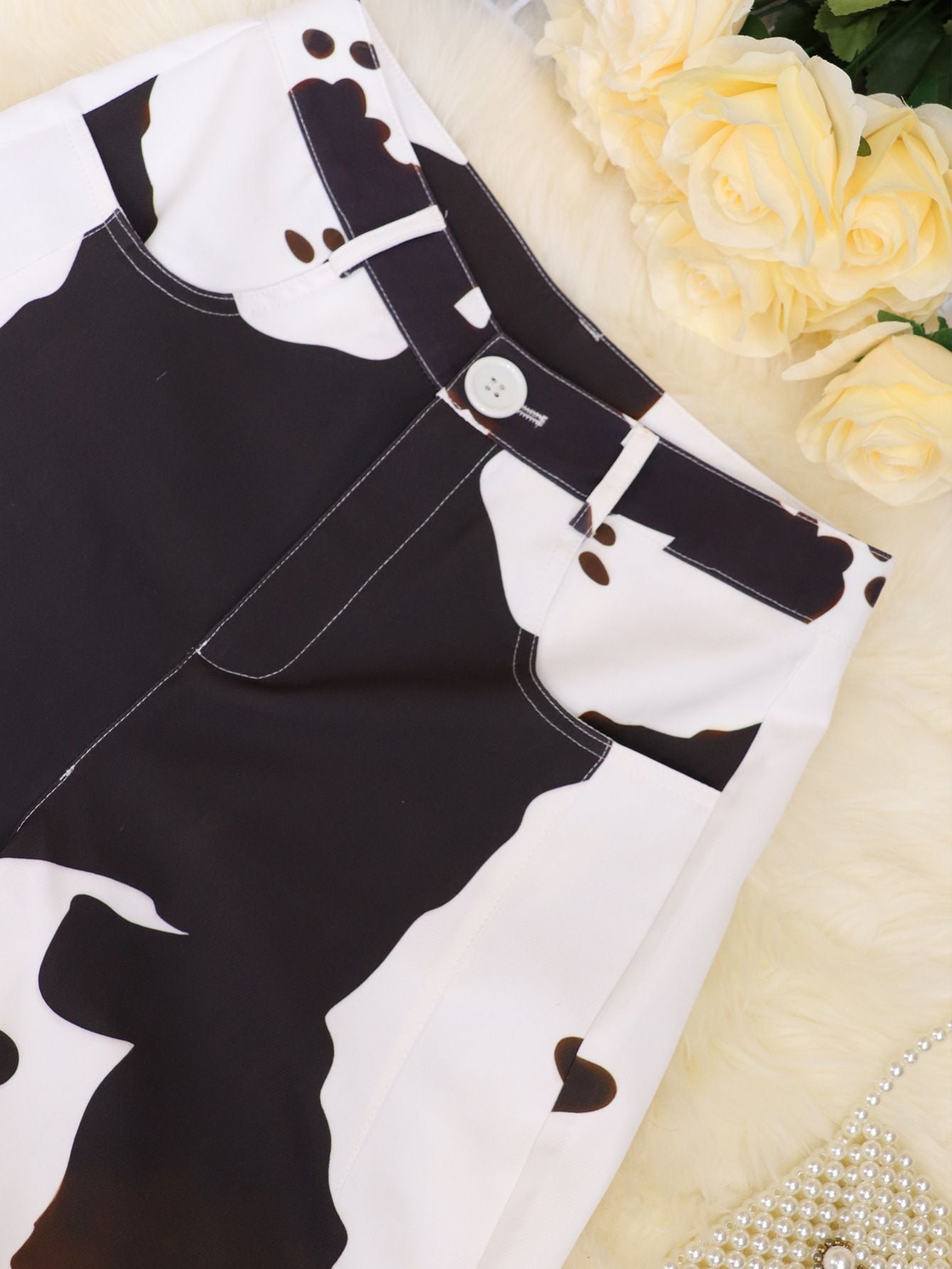 Women Spring Summer Printed Wide Leg Pants 6