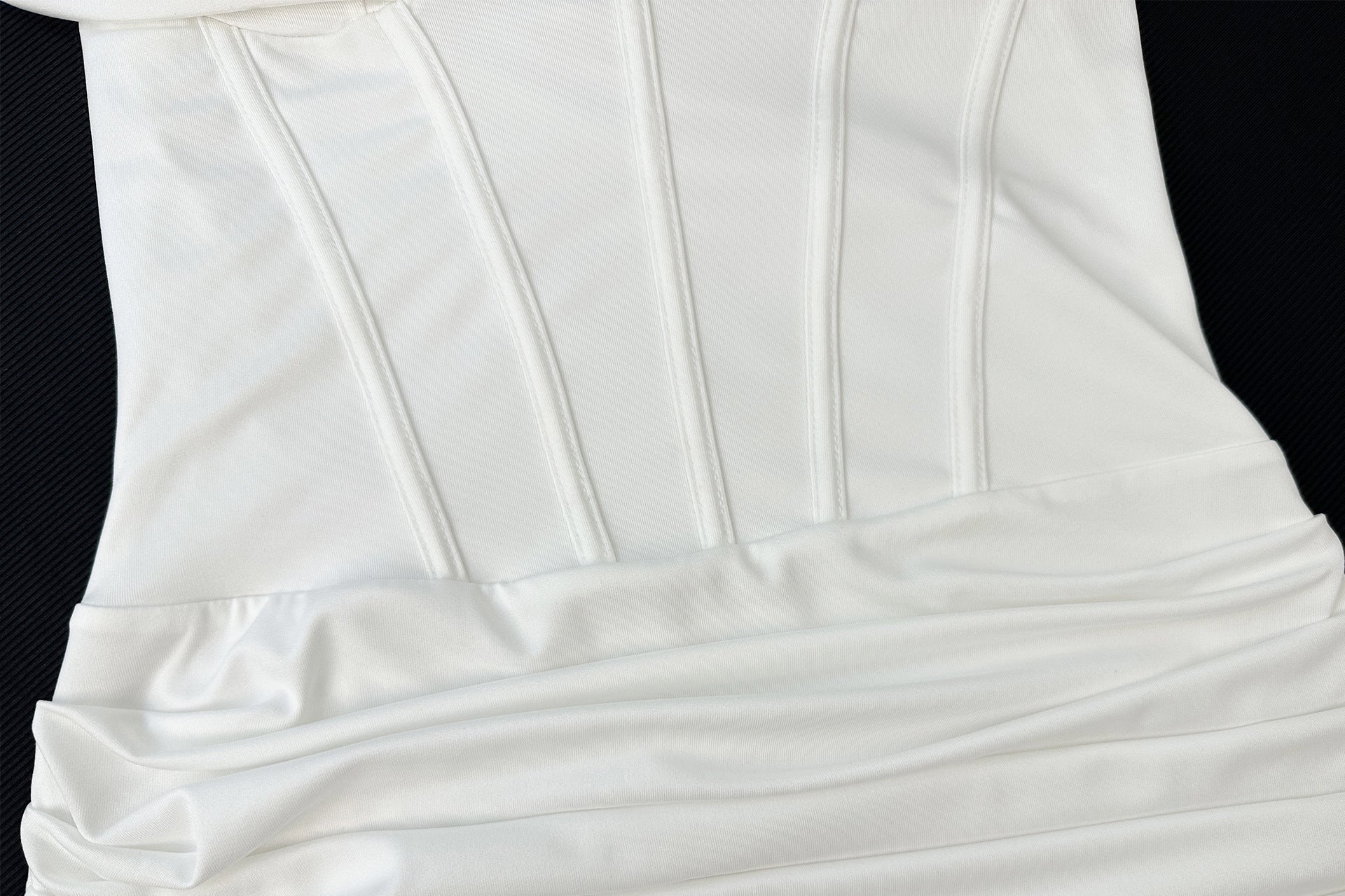 Women Sexy Sleeveless Off-Shoulder Strapless Bodycon Mini Dress 12